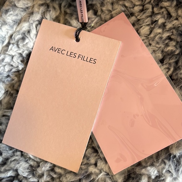 Avec Les Filles Melange Fleece Coatigan NWT Size Small - Picture 8 of 9